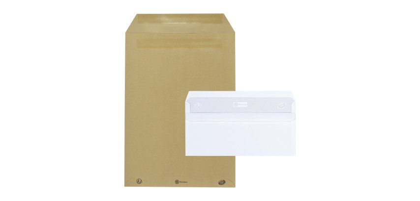 Pack 500 enveloppes 80 g Bruneau + 500 pochettes 90 g dont 250 OFFERTES