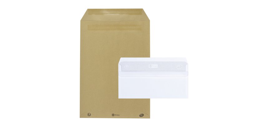 Pack 500 Umschläge 80 g von Bruneau + 500 Hüllen 90 g, darunter 250 GRATIS