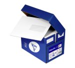 Enveloppe Clairefontaine blanche 162 x 229 mm - format C5 - avec fenêtre - Boîte de 250
