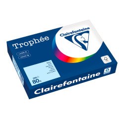 Papier A4 couleur 80 g Clairefontaine Trophée couleurs pastel - Ramette de 500 feuilles