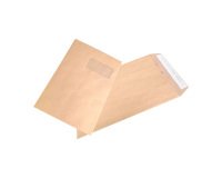 Pochettes administratives kraft brun avec fenêtre gamme budget