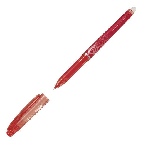 Bolígrafo roller Pilot FriXion Point borrable con capuchón rojo
