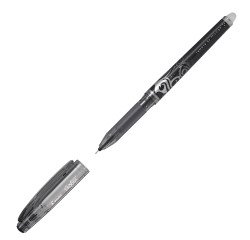 Bolígrafo roller Pilot FriXion Point borrable con capuchón negro