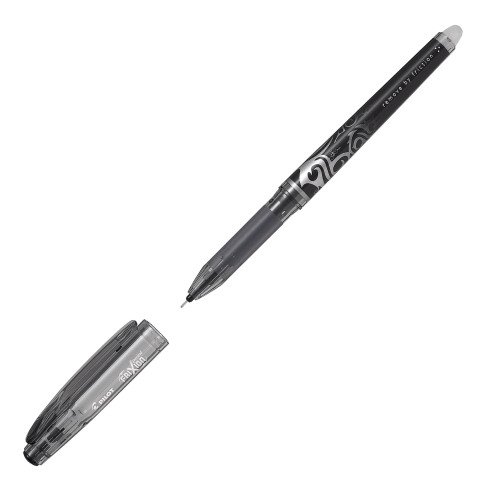Bolígrafo roller Pilot FriXion Point borrable con capuchón negro