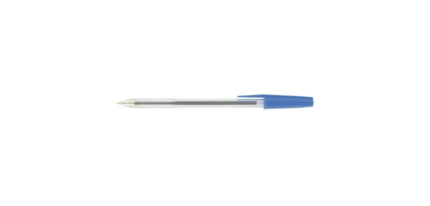 Balpen budget met dopje punt 0,7 mm - medium schrijven