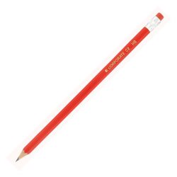 Paper pencil graphite HB gum Budget