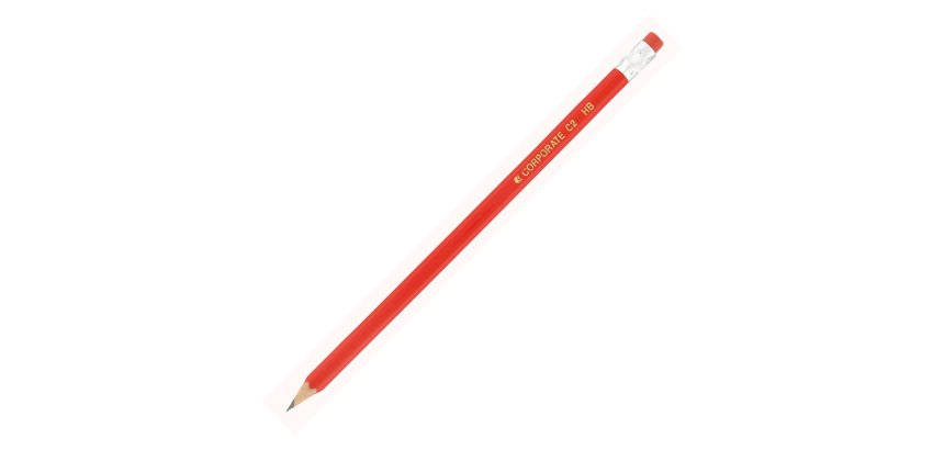 Crayon à papier HB avec bout gomme budget