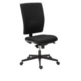 Bruneau Activ' office chair - Fabric - High back with lumbar support - Black legs