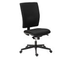 Chaise de bureau Bruneau Activ' - Tissu - Dossier haut avec soutien lombaire - Pieds noirs