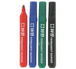 Marqueurs permanents pointe conique 2 mm - Pochette de 4