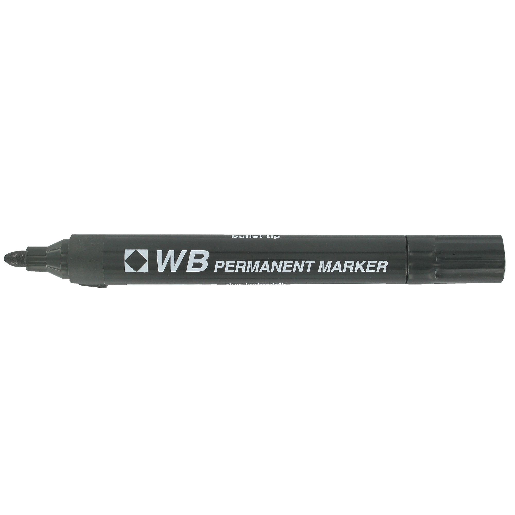 Bic Marking 2000 Permanent Marker 1.7mm Bullet Black (Box 12)