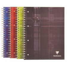 Notebook Bind'o Block A4+ 240 pg with perforation 4 holes, checked 5 x 5