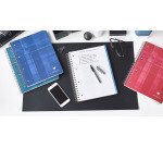 Cahier spirale Clairefontaine Bind'o block A4+ 22,5 x 29,7 cm perforé - petits carreaux - 240 pages