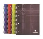 Cahier spirales Clairefontaine Bind'o block A4+ 22,5 x 29,7 cm perforé - petits carreaux - 160 pages