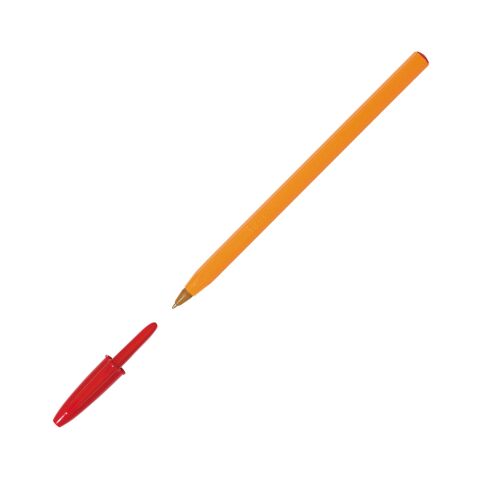 Bolígrafo Bic Cristal Naranja Rojo