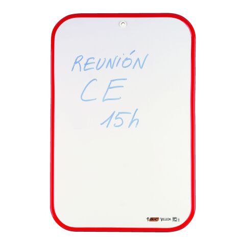 Mini Pizarra Blanca 44 x 30 cm roja doble cara