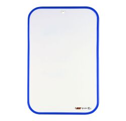 Double sided whiteboard 44 x 55 cm blue frame