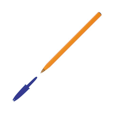 Bolígrafo Bic Cristal Naranja Azul