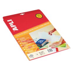 Forro de libros - Paquete de 10 hojas transparentes autoadhesivas A4+ Apli