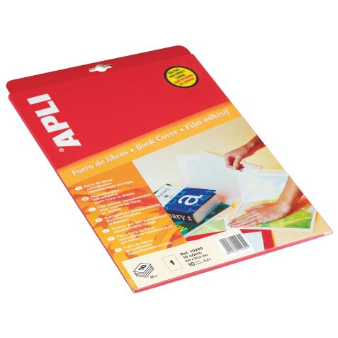Pochette 10 feuilles transparentes adhésives - A4+