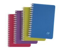 Carnet spirale Linicolor format 9 x 14 cm petits carreaux 100 pages
