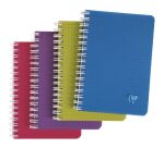 Carnet spirales Linicolor 9 x 14 cm - petits carreaux - 100 pages