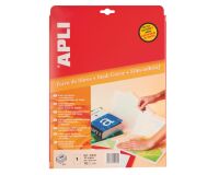 Couvre-livres - Pochette 10 feuilles transparentes adhésives A4+ Apli