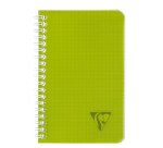 Carnet spirales Clairefontaine Linicolor 11 x 17cm - petits carreaux - 100 pages