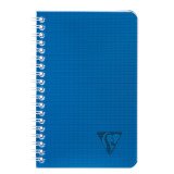 Carnet spirales Clairefontaine Linicolor 11 x 17cm - petits carreaux - 100 pages