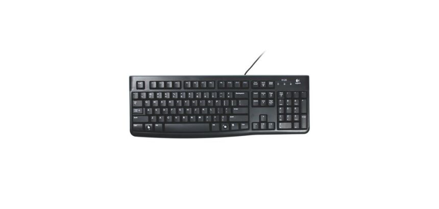 Teclado con cable K120 Logitech Qwerty en Español