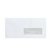 Recycled envelope 110 x 220 mm Bruneau 80 g with window 35 x 100 mm white - Box of 500