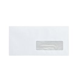 Sobres reciclados 110 x 220 mm 80 g con ventana 35 x 100 mm Bruneau - Caja de 500
