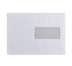 Sobres reciclados 162 x 229 mm 80 g con ventana 45 x 100 mm Bruneau - Caja de 500