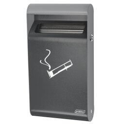 Wall ashtray for outside 3 L