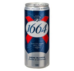 Bière 1664 canette 33 cl - carton de 24