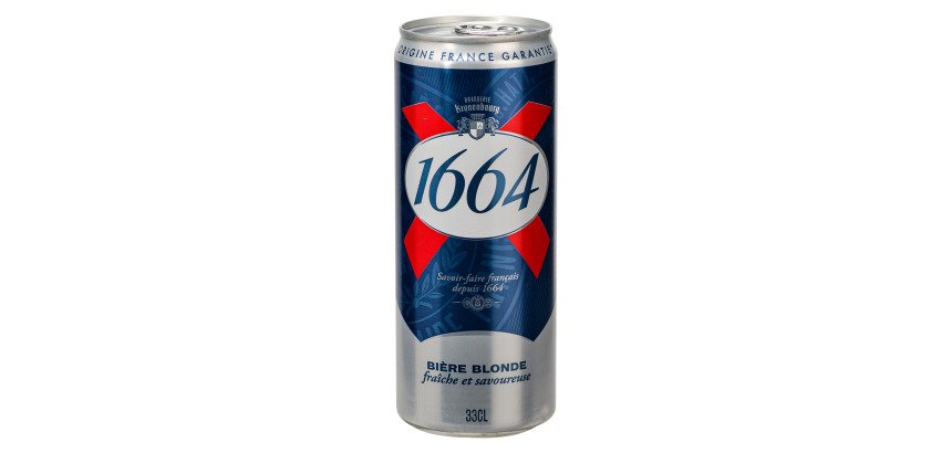 Bière 1664 canette 33 cl - carton de 24