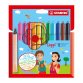 Feutres Stabilo Cappi couleur assorties pointe moyenne - Trousseau de 12