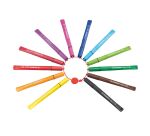 Trousseau de 12 feutres Stabilo Cappi couleur assorties pointe moyenne