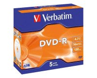 Pack 10 DVD-R 16x Imprimible Verbatim