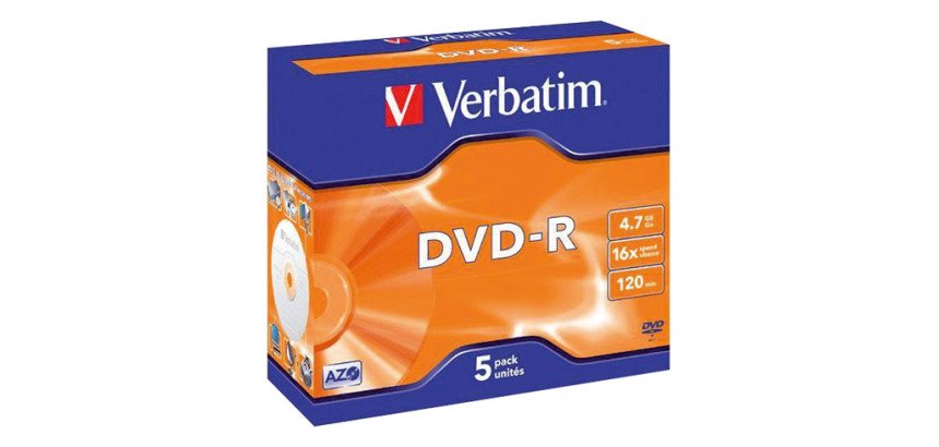Pack 10 DVD-R 16x Imprimible Verbatim