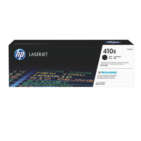 HP 410X (CF410X) Tóner negro de alta capacidad