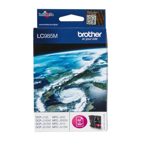 Brother LC985M cartucho original magenta de capacidad estándar (260 páginas)