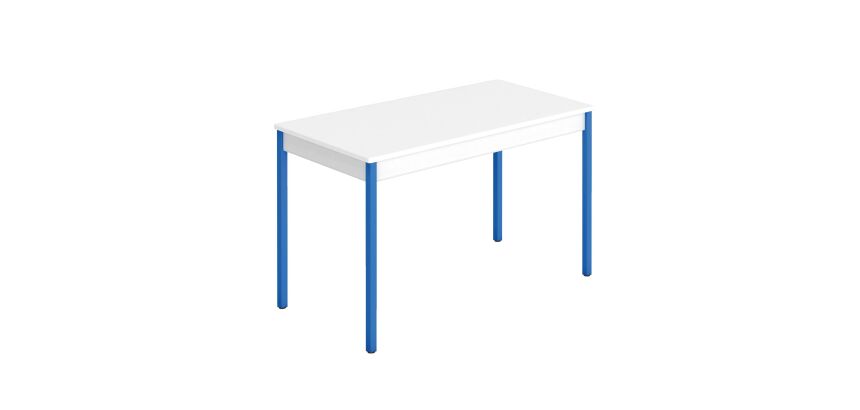 Table multi-usages plateau blanc L 120 x P 60 cm - Classique