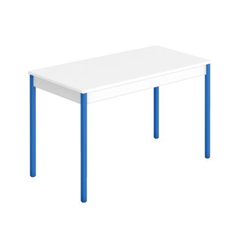 Table multi-usages plateau blanc L 120 x P 60 cm - Classique