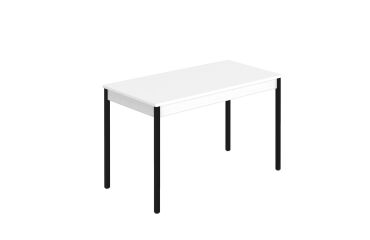 Mesa de reunión Multiforma clásica rectangular blanca