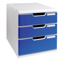 Modulo, 3 blue drawers