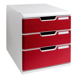 Modulo, 3 coloured drawers