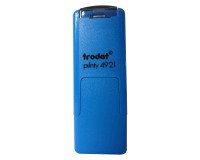 Tampons texte personnalisables Printy 4921 TRODAT spécial cartes de fidélité_bleu