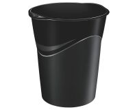 Corbeille à papier plastique Color noire 14 L