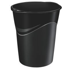 Corbeille à papier Pro noire 14 L